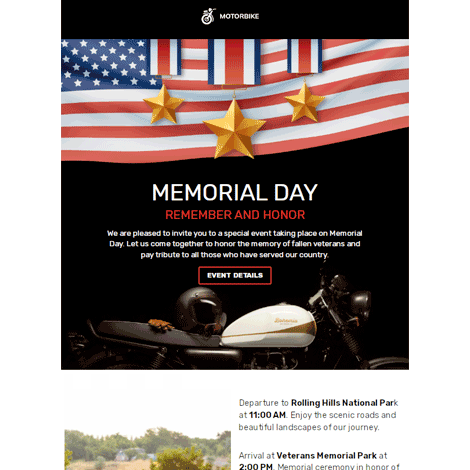 Memorial Day Motorcycle Sale